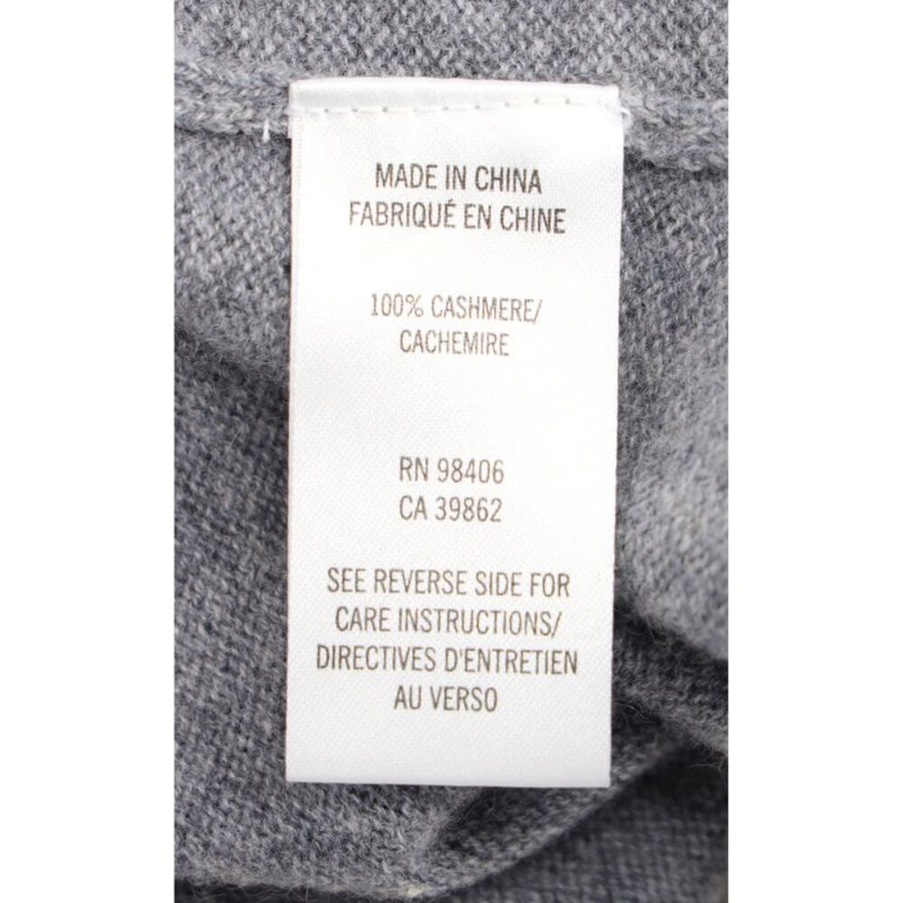 Theory Open Front Cardigan in Grey Cashmere - Picture 5 of 6